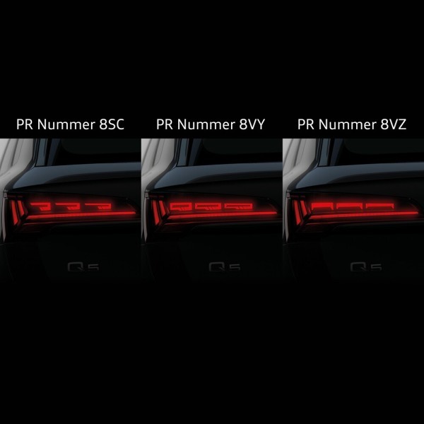 Przełączanie dynamicznej sekwencji świetlnej tylnych świateł