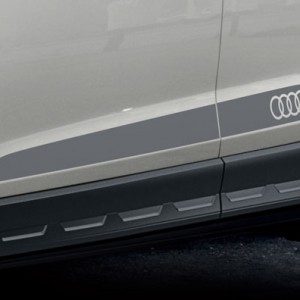 Zestaw folii na progi boczne z pierścieniami Audi
