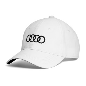 Unisex Baseball cap Audi, biała