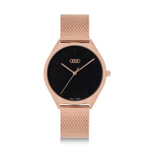 Zegarek Audi, damski, w kolorze różowego złota