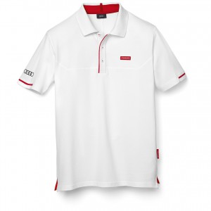 Koszulka polo męska Audi Sport, biała