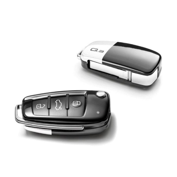 Osłona kluczyka w kolorze bieli lodowca/czarnym brillant