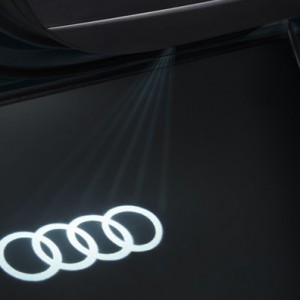 Oświetlenie progowe pierścienie Audi