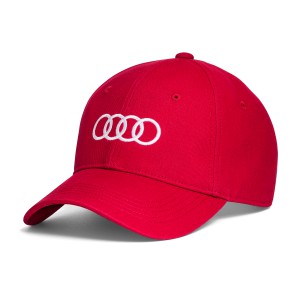 Unisex Baseball cap Audi, czerwona