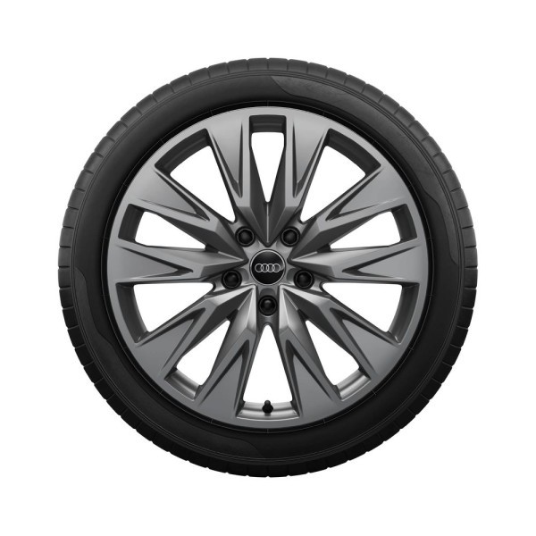 Koło, z wytłoczeniami na 5 szprychach podwójnych