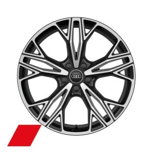Obręcz Audi Sport, wzór Peak z 5 szprychami podwójnymi