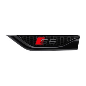 Napis S5 w kolorze czarnym