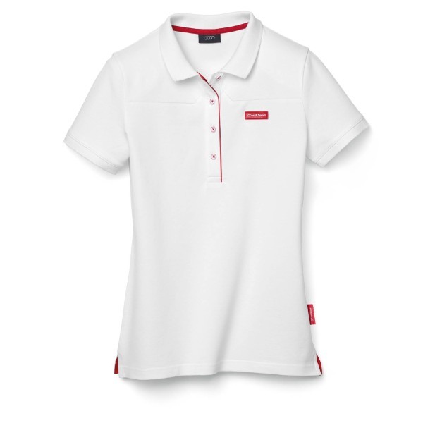 Koszulka polo damska L, Audi Sport biała