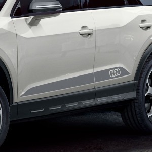 Folie dekoracyjne na progi boczne pierścienie Audi