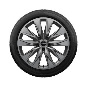 Koło, z wytłoczeniami na 5 szprychach podwójnych