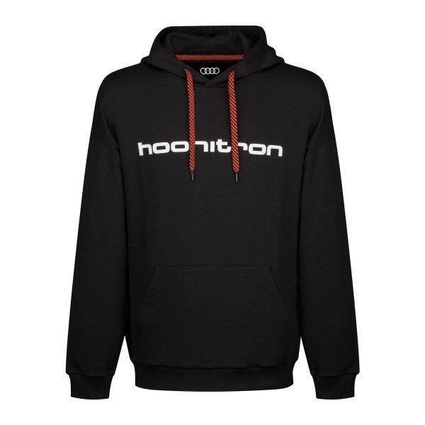 Bluza z kapturem Audi Sport hoonitron, unisex, czarna XL