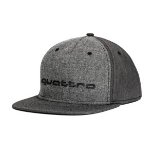 Unisex cap, quattro, grey