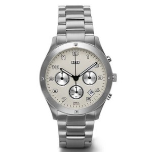 Chronograph damski Audi,stalowy